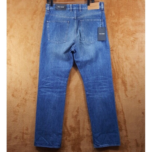 BLK DNM Mens Jeans Size 32x32 Blue Medium Wash 55 Bootcut Denim $250 - Picture 3 of 9
